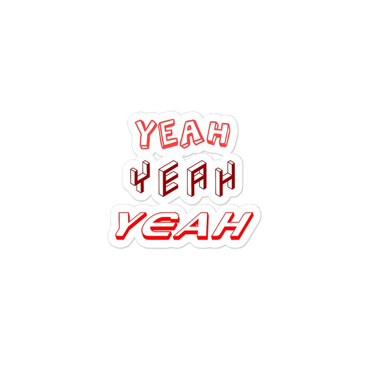 Yeah Quote Sticker product image (2)
