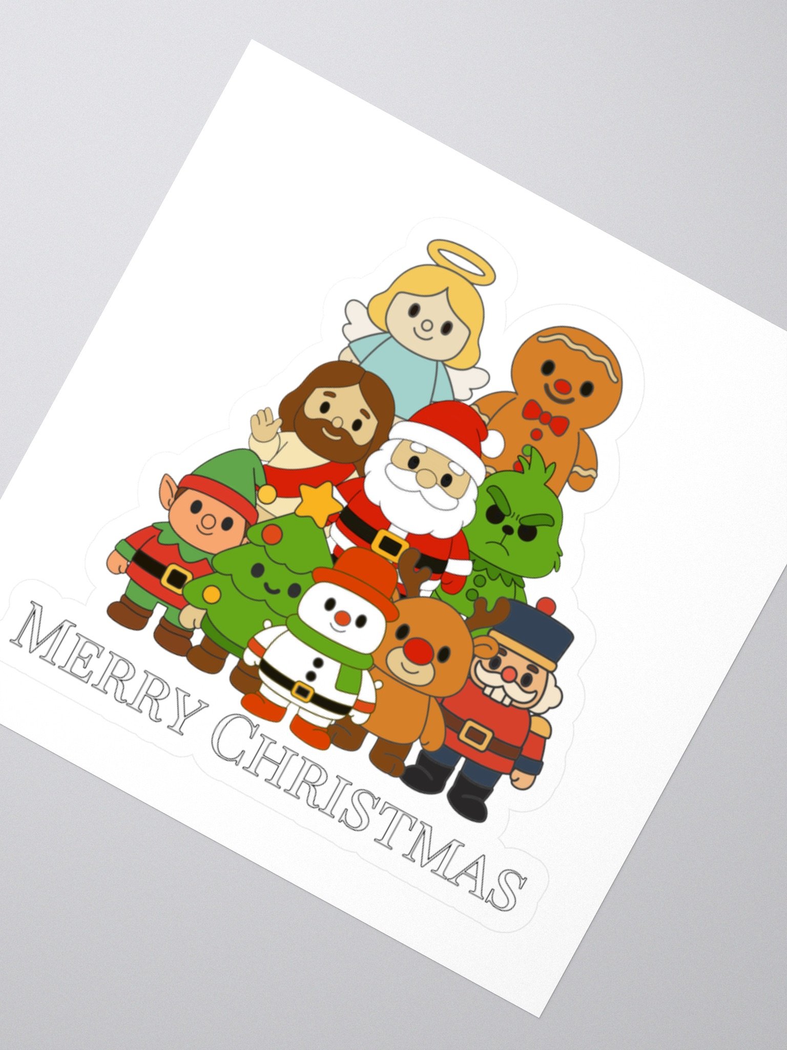 Merry Christmas Santa and Friends Poster product image (2)