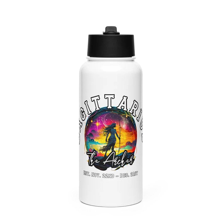 Sagittarius - Zodiac Sports Stainless Steel Water Bottle product image (1)