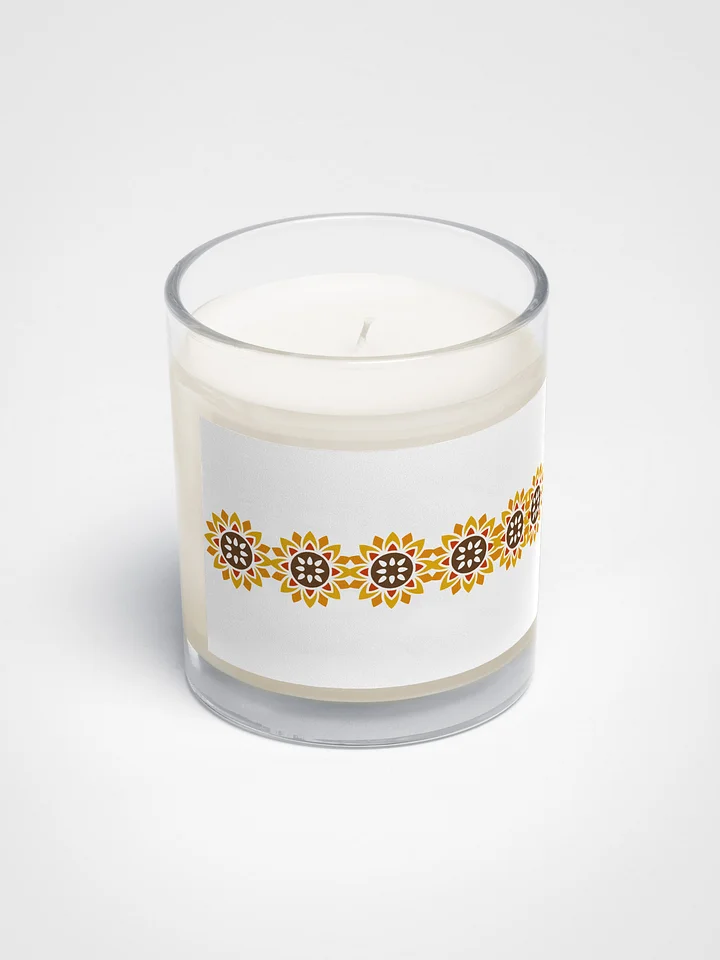 Soy Wax Candle In A Clear Glass Jar product image (2)