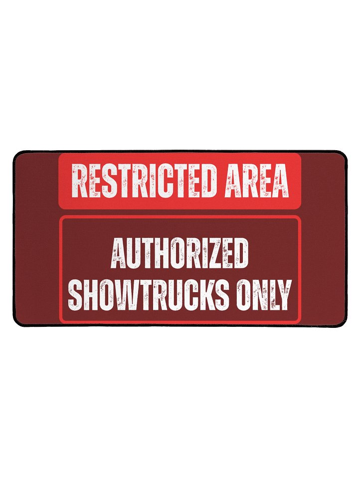 Restricted Area 2026 Desk Mat - Limited Edition product image (1)