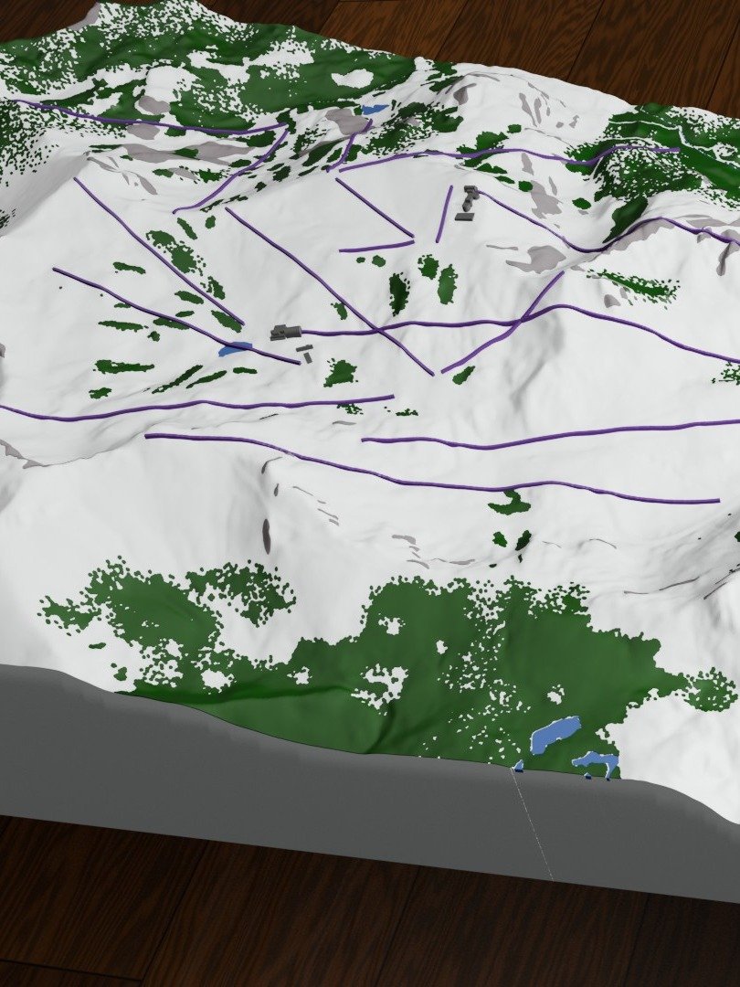 3D Ski Map - Palisades Tahoe product image (5)