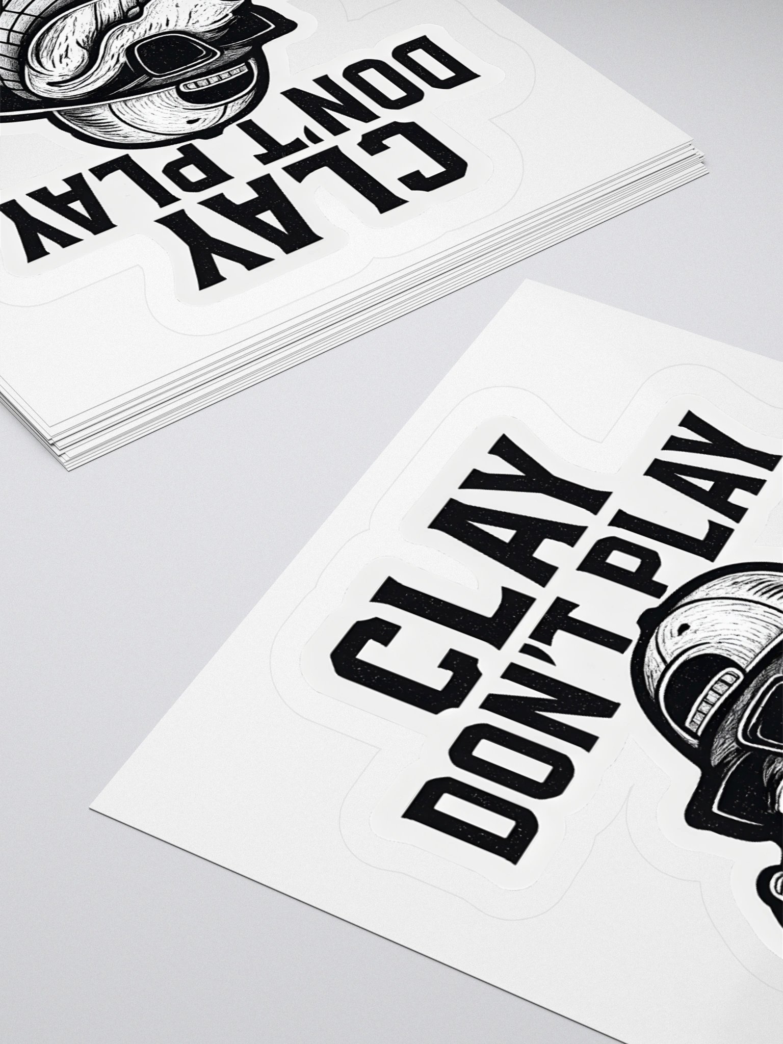 “Clay Don’t Play” Gator Sticker product image (12)
