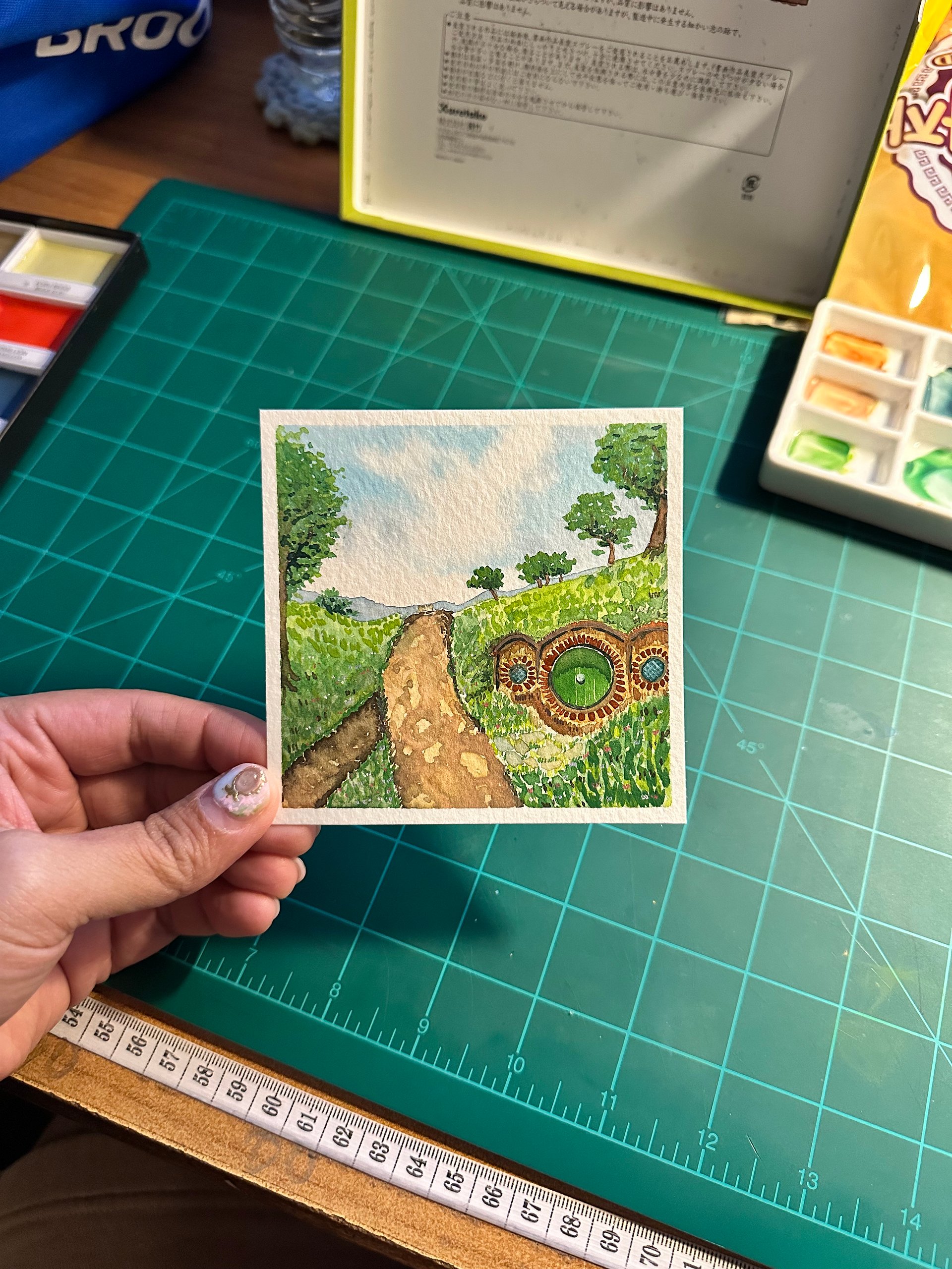 A House for a Hobbit Watercolor Print product image (4)