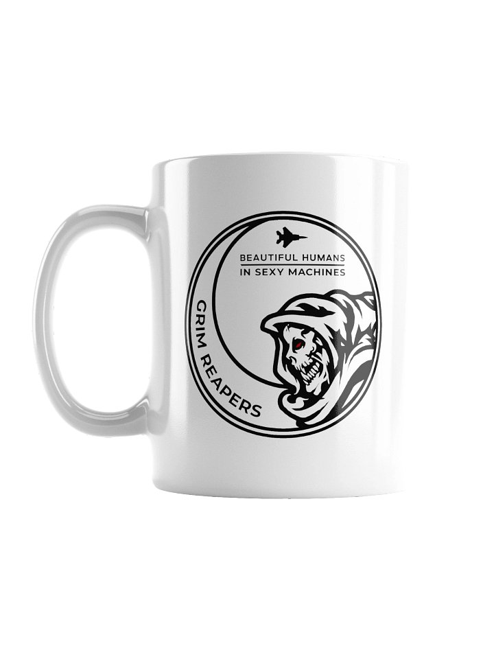 Grim Reapers Competitive Team Logo White Glossy Mug product image (1)
