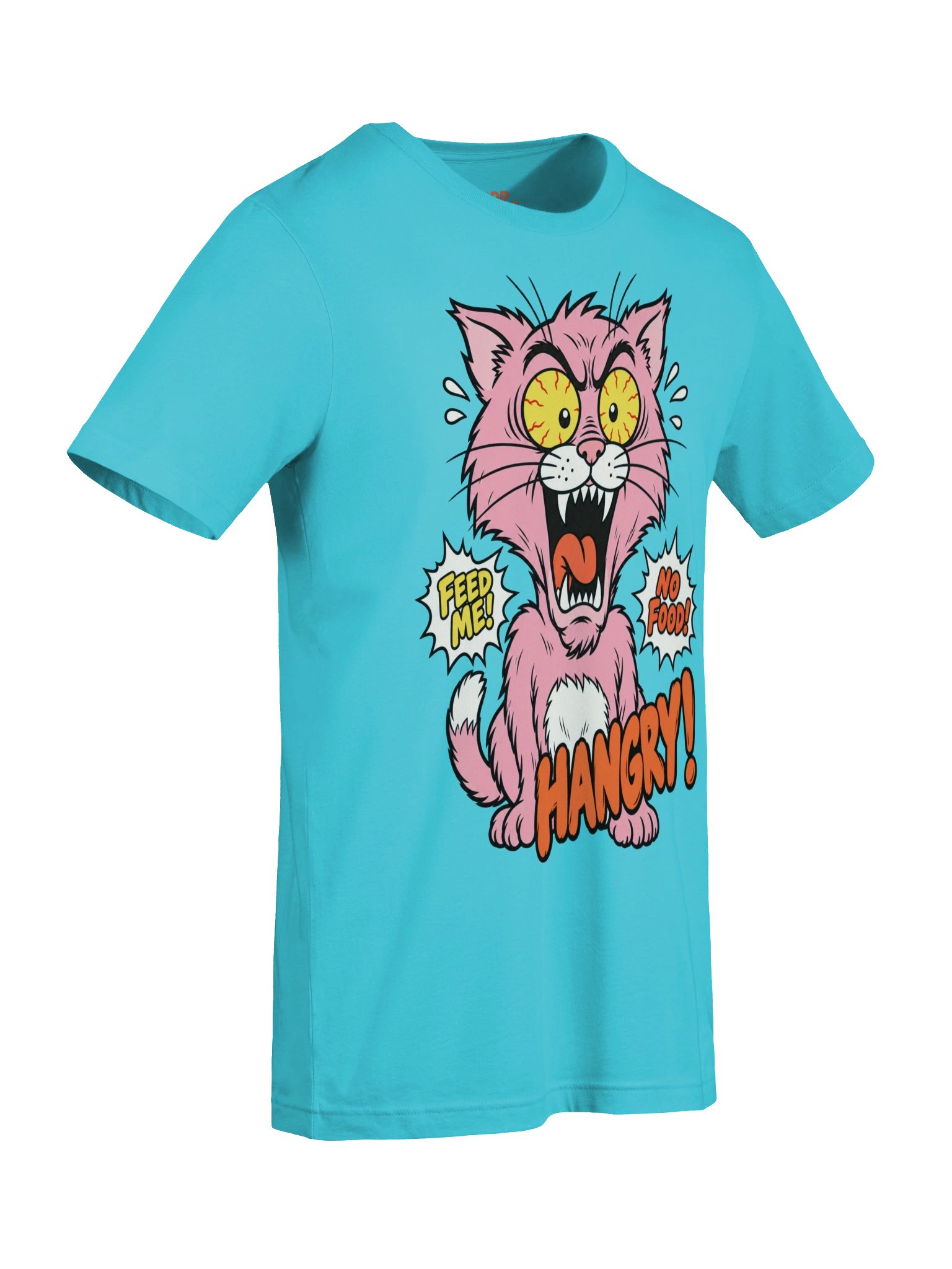 THE HANGRY HOUR - Funny Hangry Cat Graphic T-Shirt product image (8)