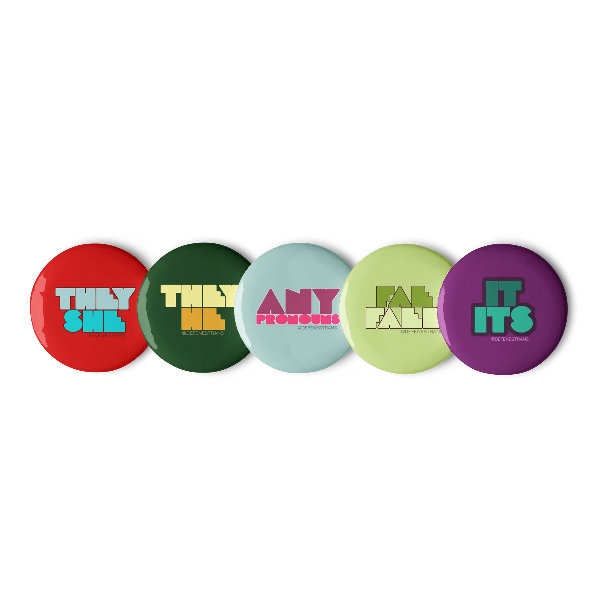 Pronoun Button Set #2 product image (1)