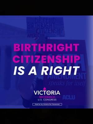 This isn’t a question. It’s a right.  #democracy #birthrightcitizenhip #vote 