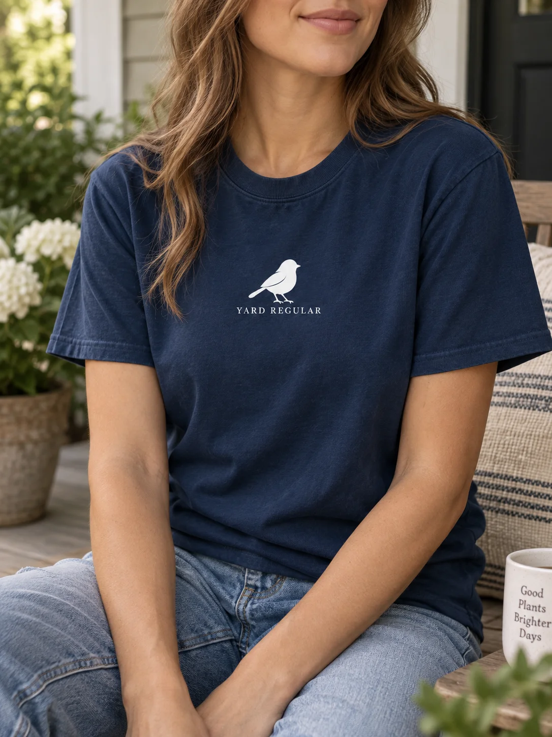 YARD REGULAR | Minimalist Backyard Bird Tee product image (2)