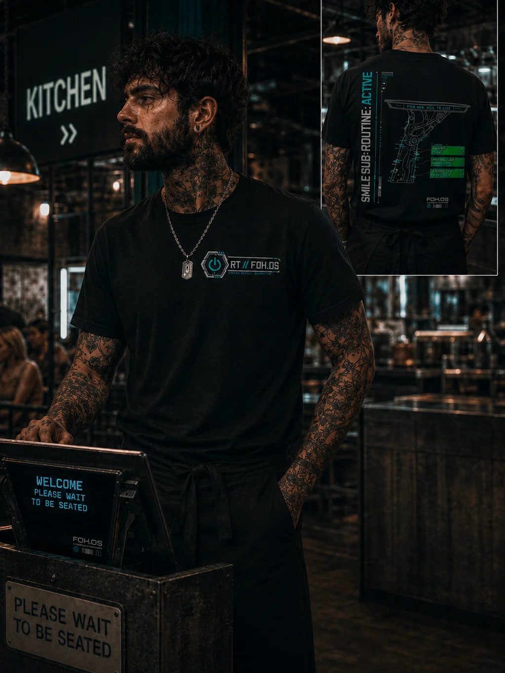 FOH.OS // Smile Sub-Routine Heavyweight Tee product image (3)