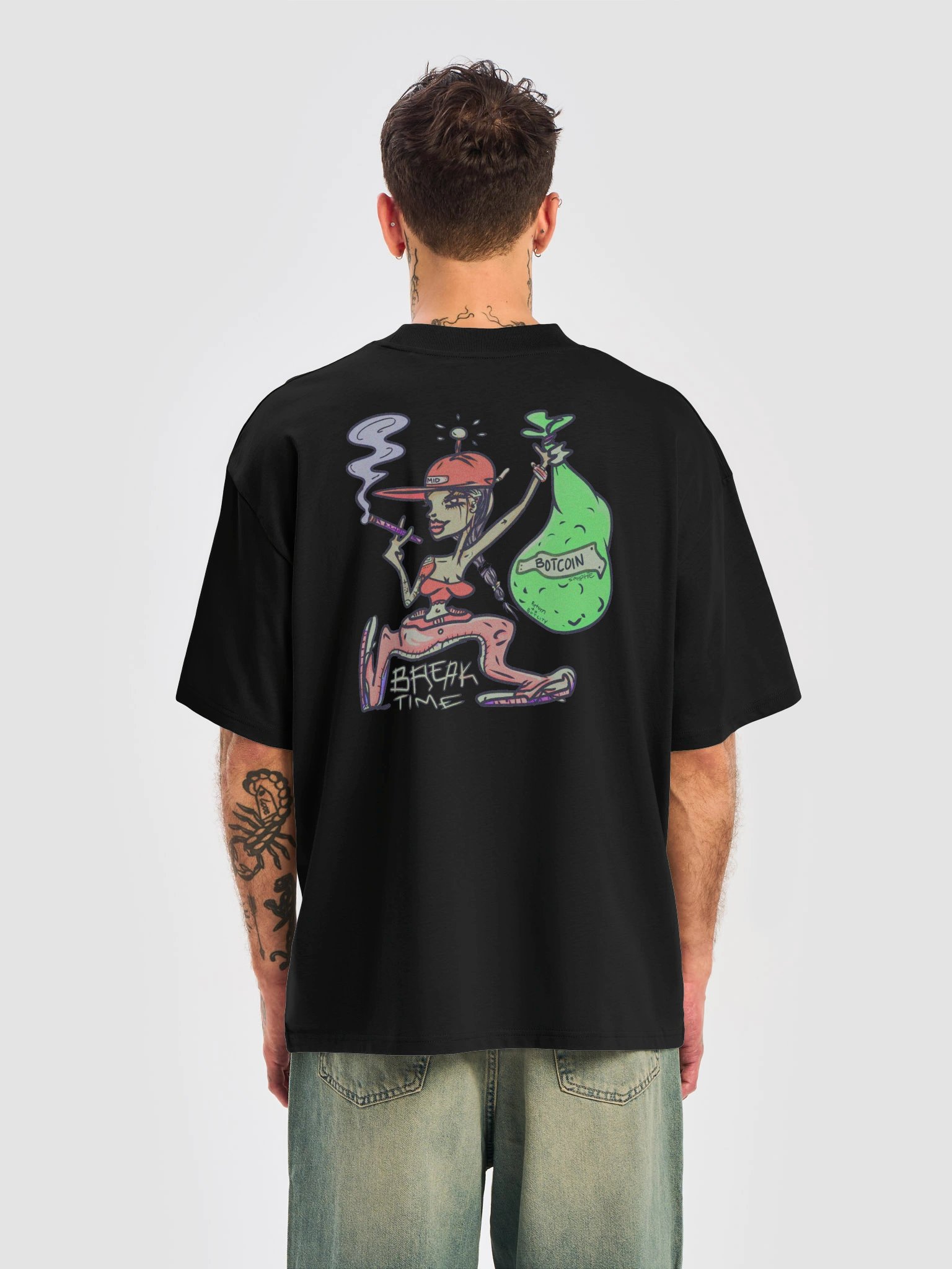 BREAK TIME ● Oversized Boxy Tee product image (4)