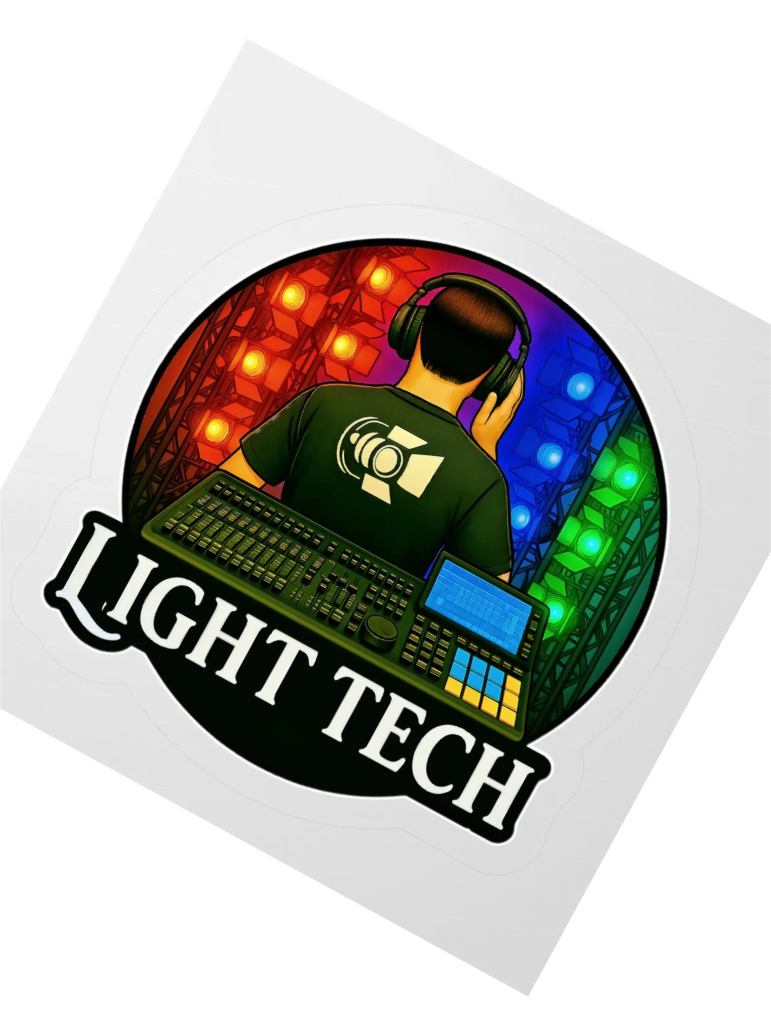 Theatrically Jerry: Light Tech Stickers product image (5)