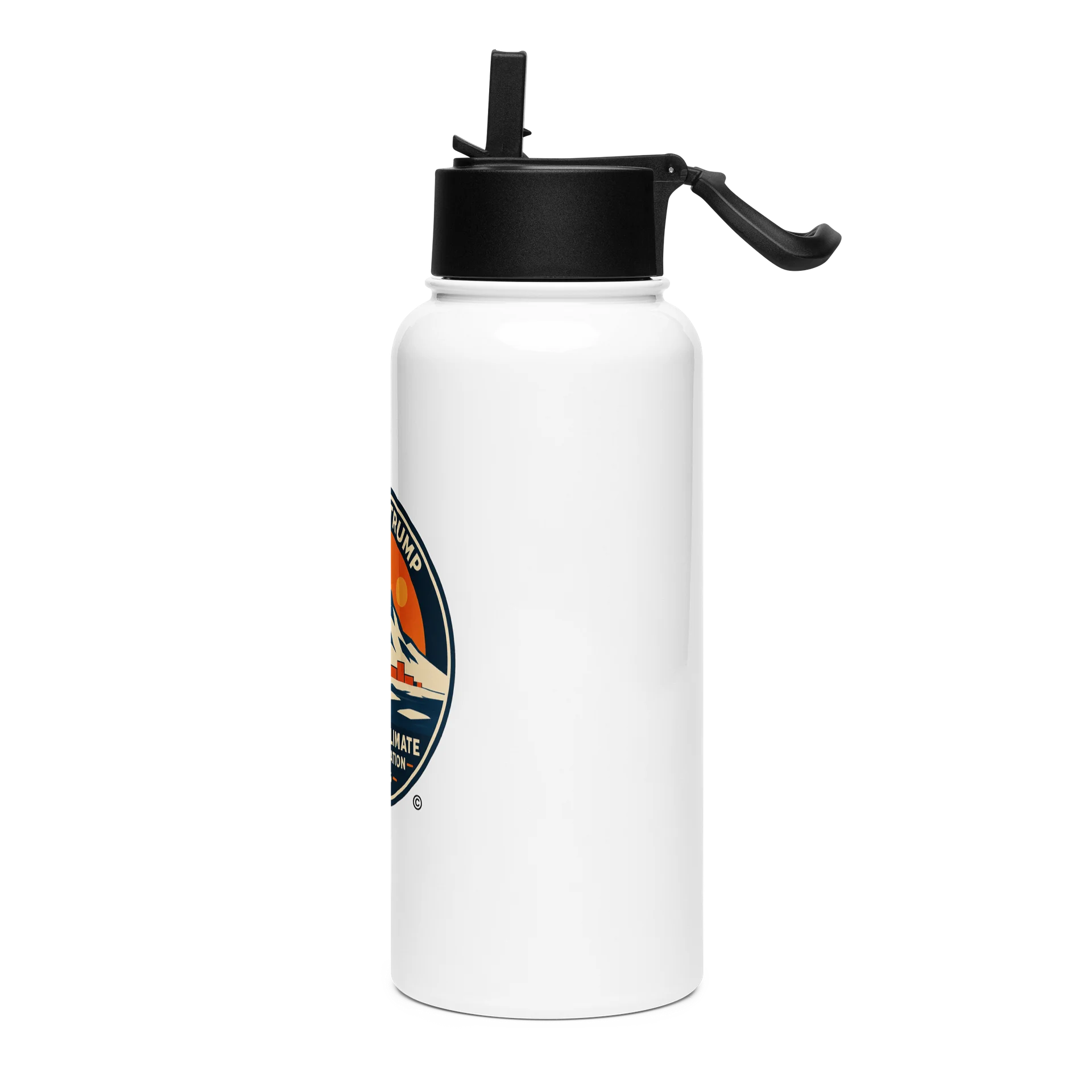 Stainless Steel Water Bottle with a Straw Lid - Donald J. Trump Antarctic Climate Research Station™ product image (3)