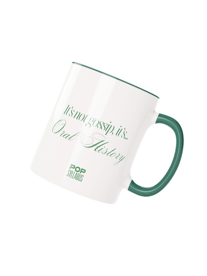 Oral History Mug Green product image (2)