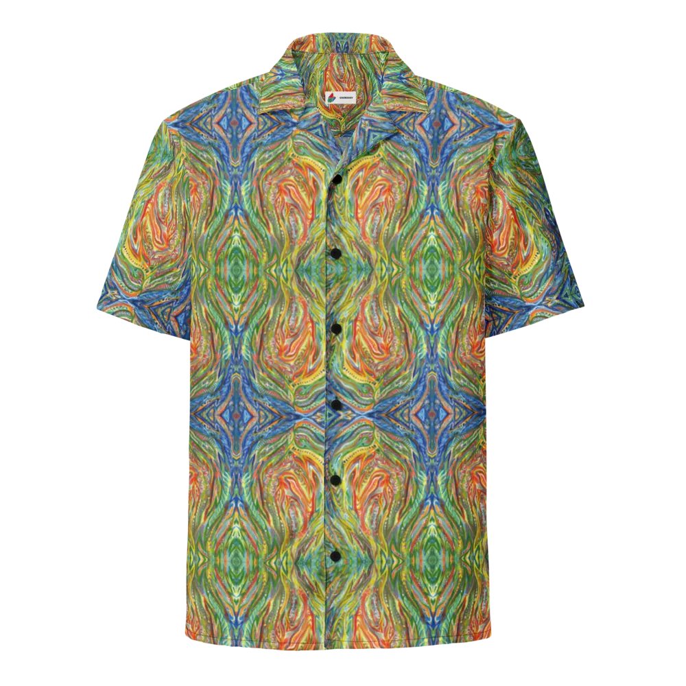 FIRE & WATER - PRINT BUTTON-UP SHIRT product image (1)
