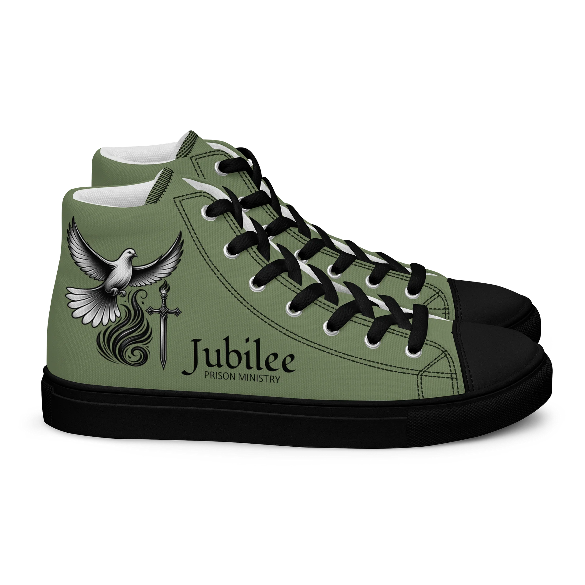 Men's Jubilee High-tops - Green product image (2)