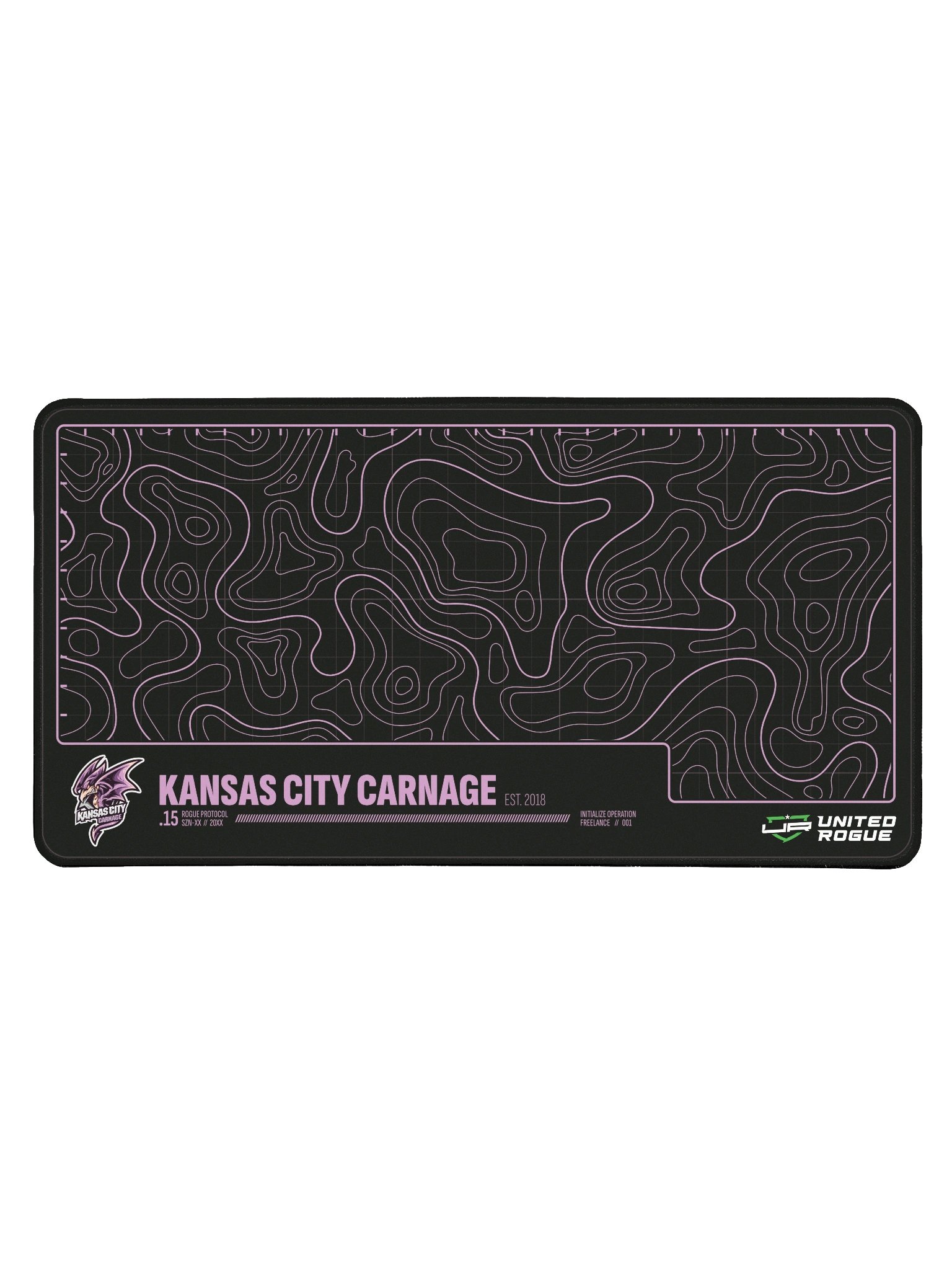 Kansas City Carnage Map Desk Mat product image (1)