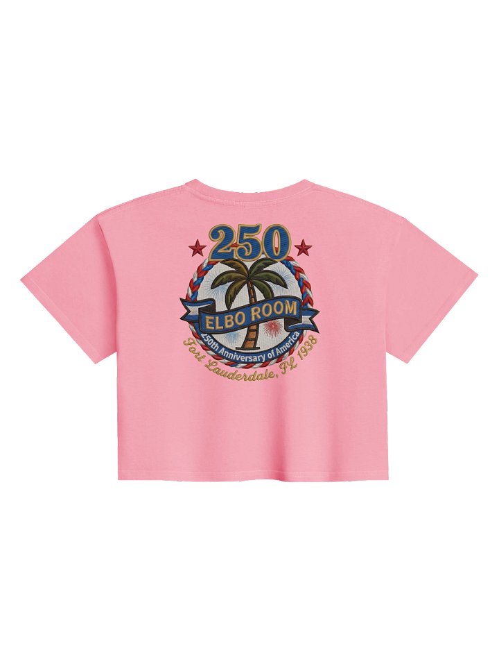 Elbo Room Social Club Patriot Women's Crop Tee | America 250 Edition product image (9)