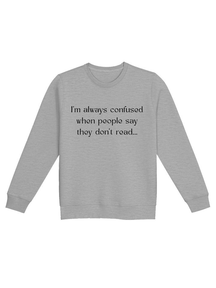 Minimal Black Organic Sweatshirt product image (1)