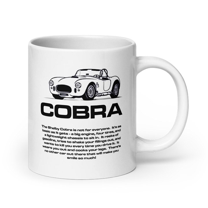 Cobra Love Large 20 oz Coffee Mug product image (1)