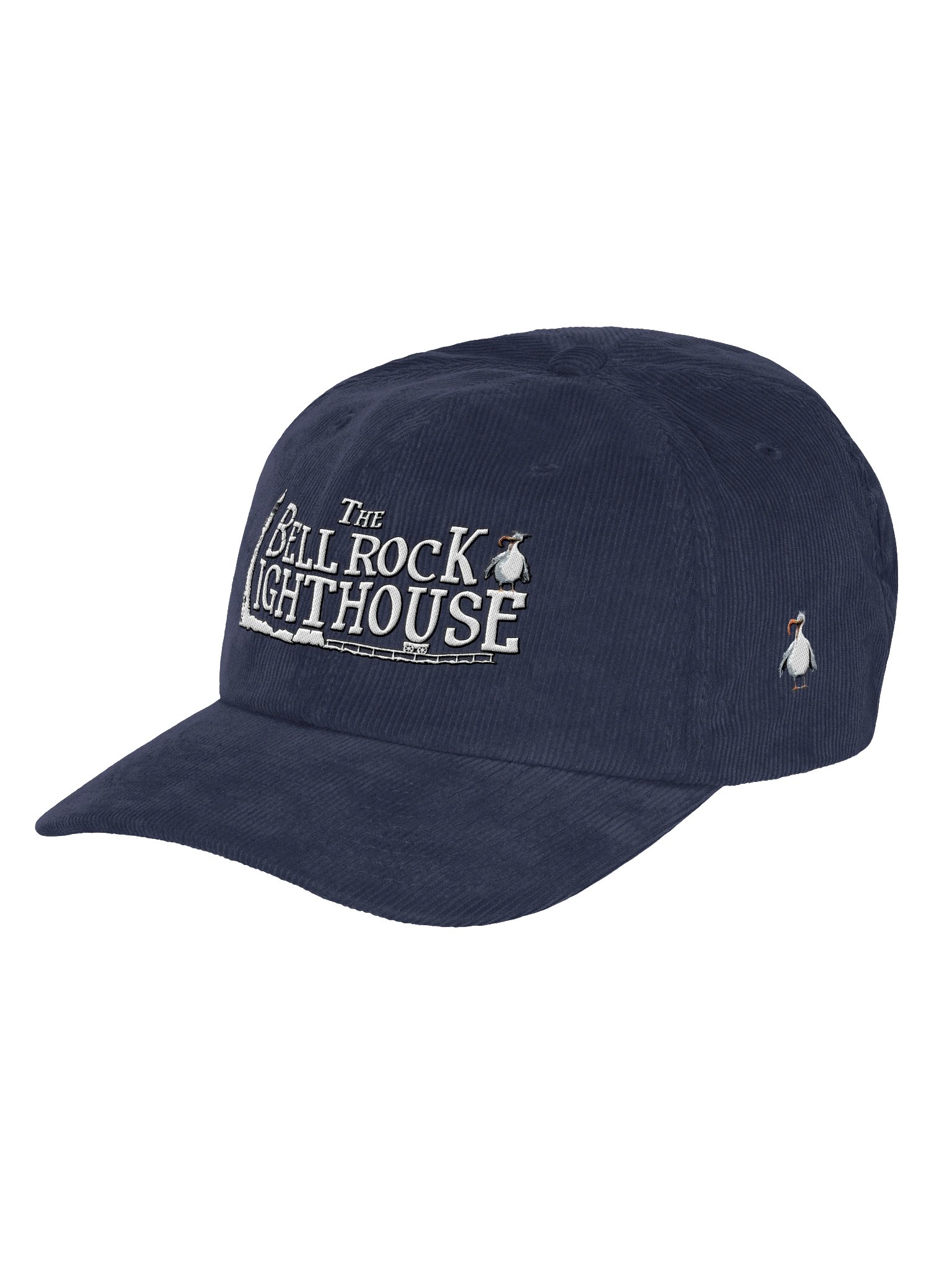 Premium cord cap with outlined logo. product image (6)