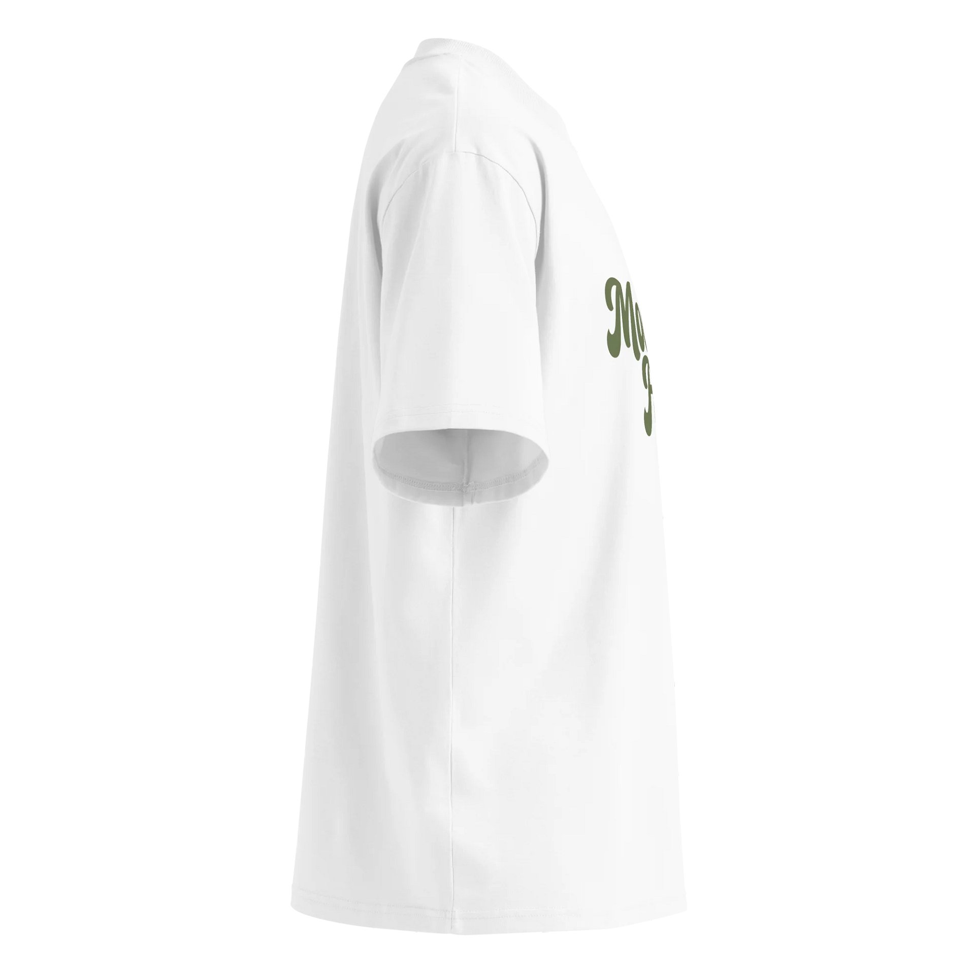 Moodi Foodi Originals – Organic Oversized Tee – Natural Feel - Olive product image (3)