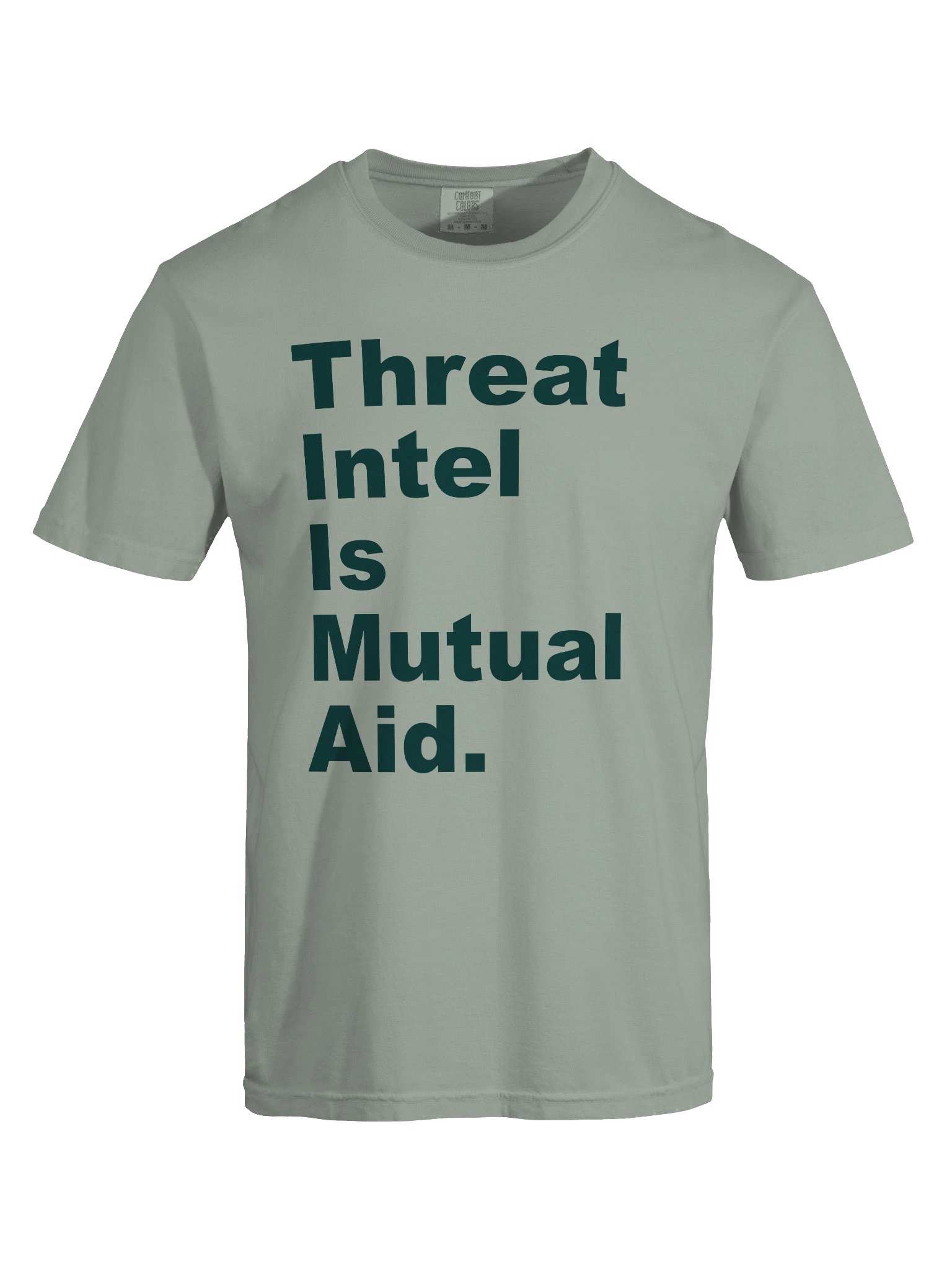 Threat Intel Is Mutual Aid Light Tee product image (5)