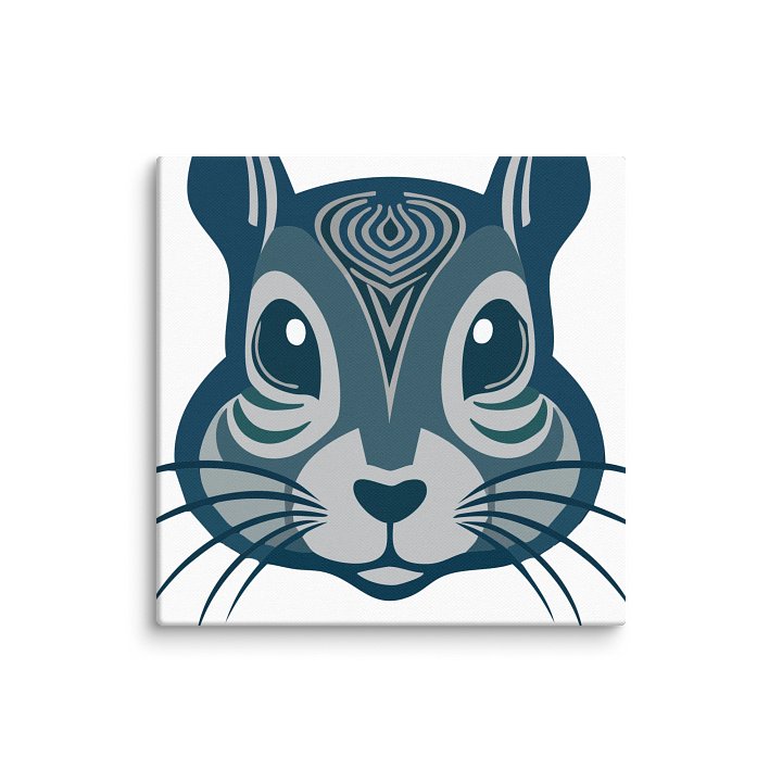 The Psychedelic Squirrel Head Canvas product image (2)