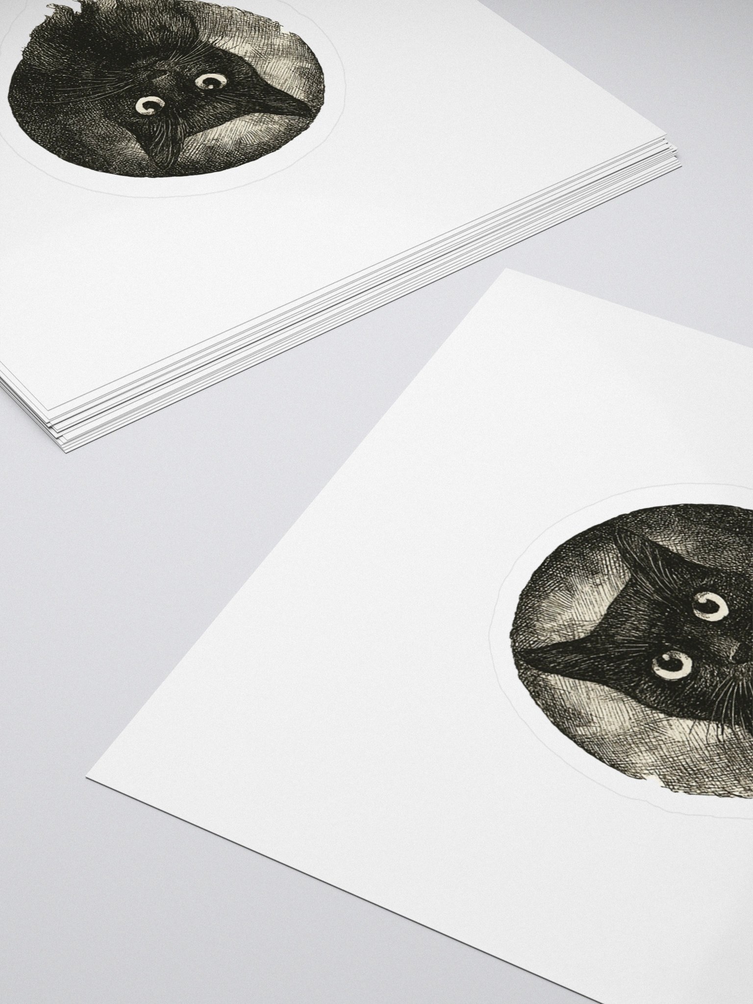 Mystic Feline Kiss Cut Stickers product image (4)