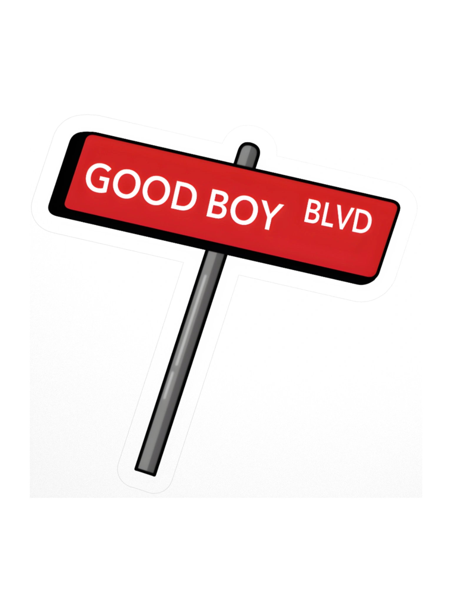 Good Boy Blvd. Street Sign Sticker product image (2)