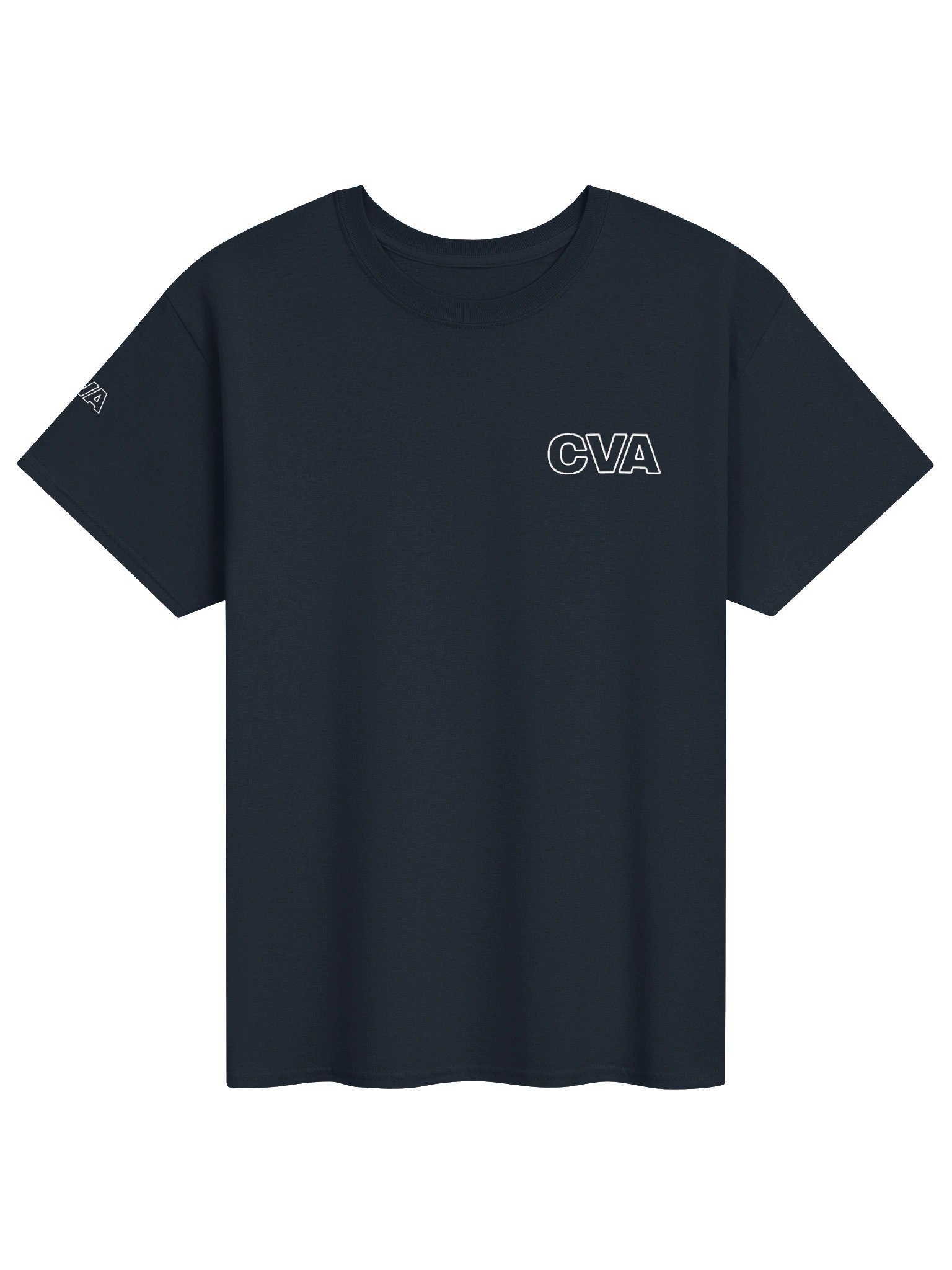 CVA Embroidered Bold White Logo Tee (Ships from AU, CA, EU, UK and USA) product image (1)