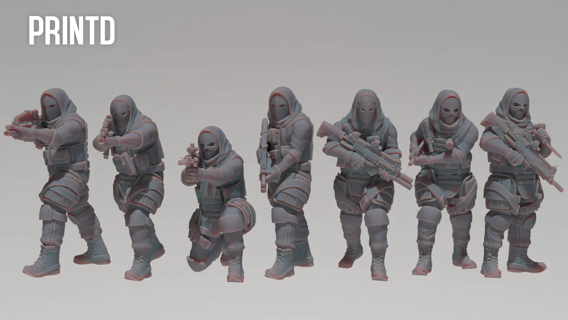 OPFOR Hades Specialist Team - Modern Warfare Wargame Hobby Resin Scale Models product image (2)