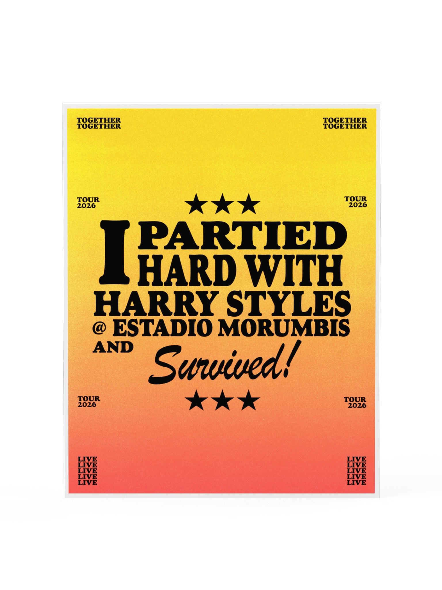 Partied Hard São Paulo Poster product image (1)