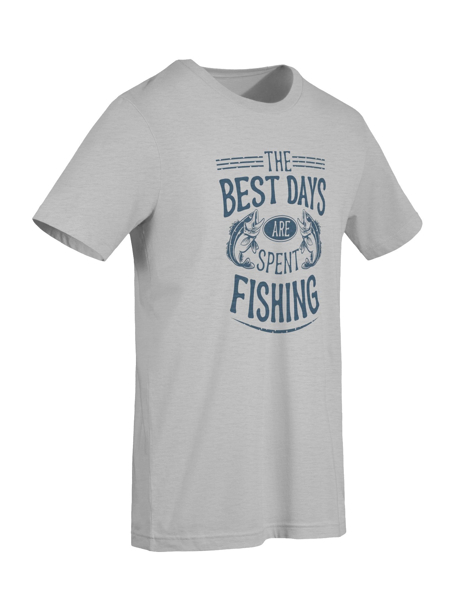 The Best Days Are Spent Fishing T-Shirt | Fisherman Gift Tee product image (27)