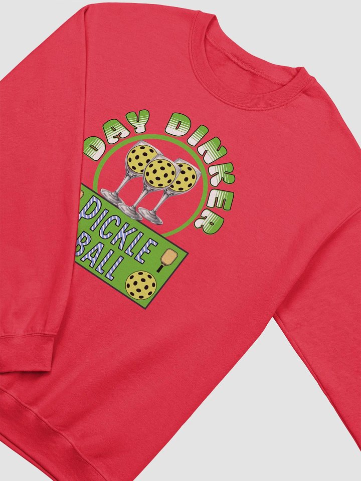 Day Dinker Pickleball Wine Glasses Sweatshirt product image (2)