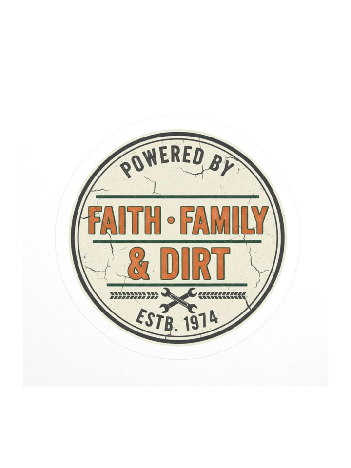 Faith & Family Distressed Stickers product image (1)