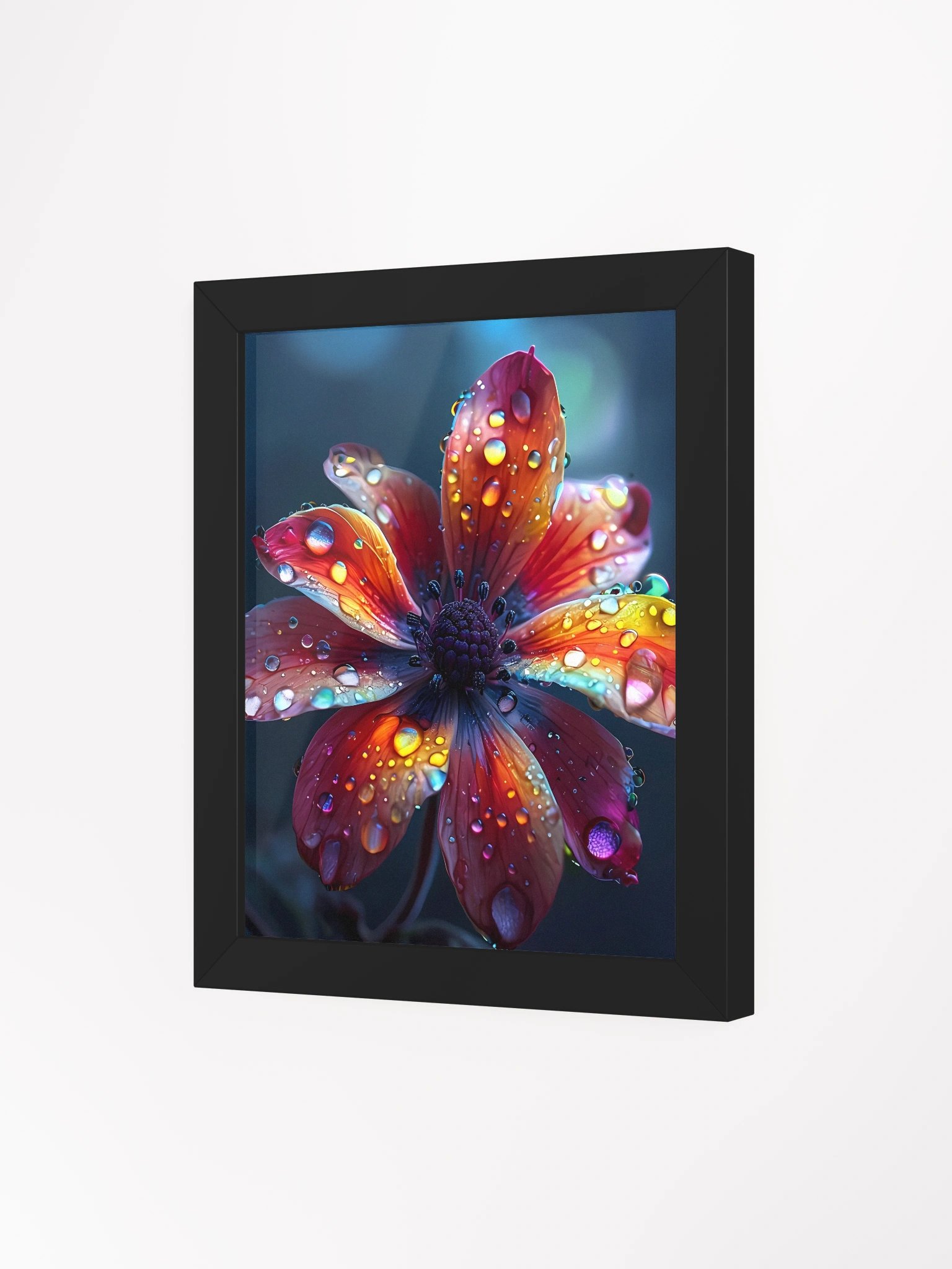 Dew-Kissed Blooms Framed Poster product image (4)