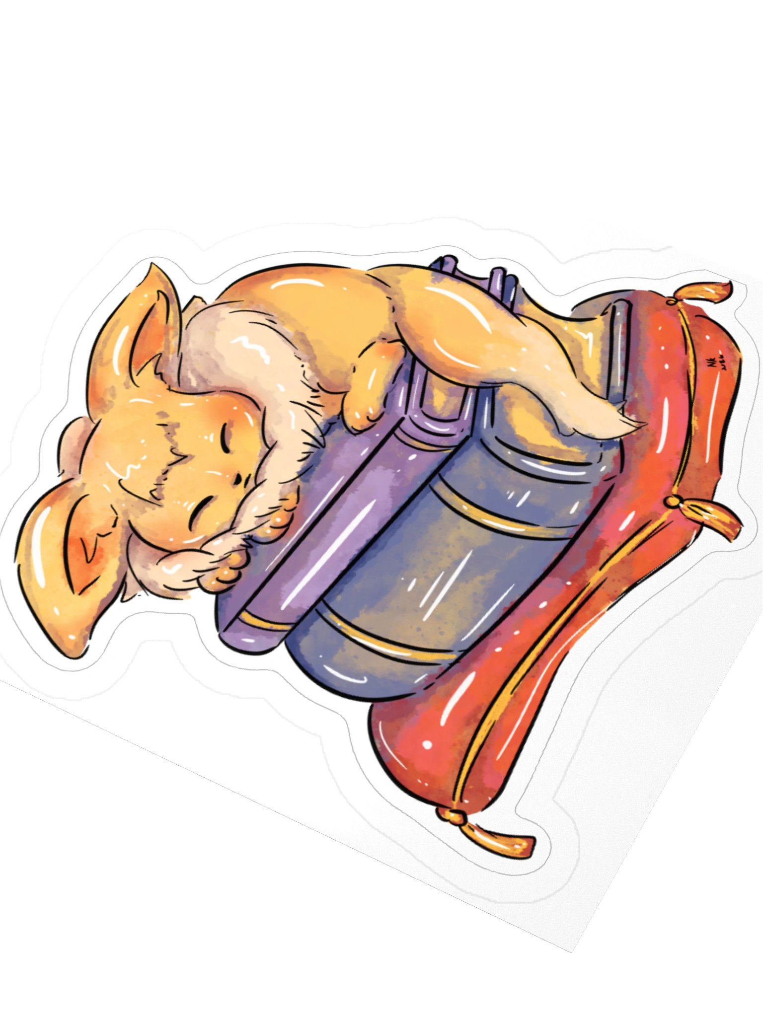 Eeve Sleeping On Books product image (5)