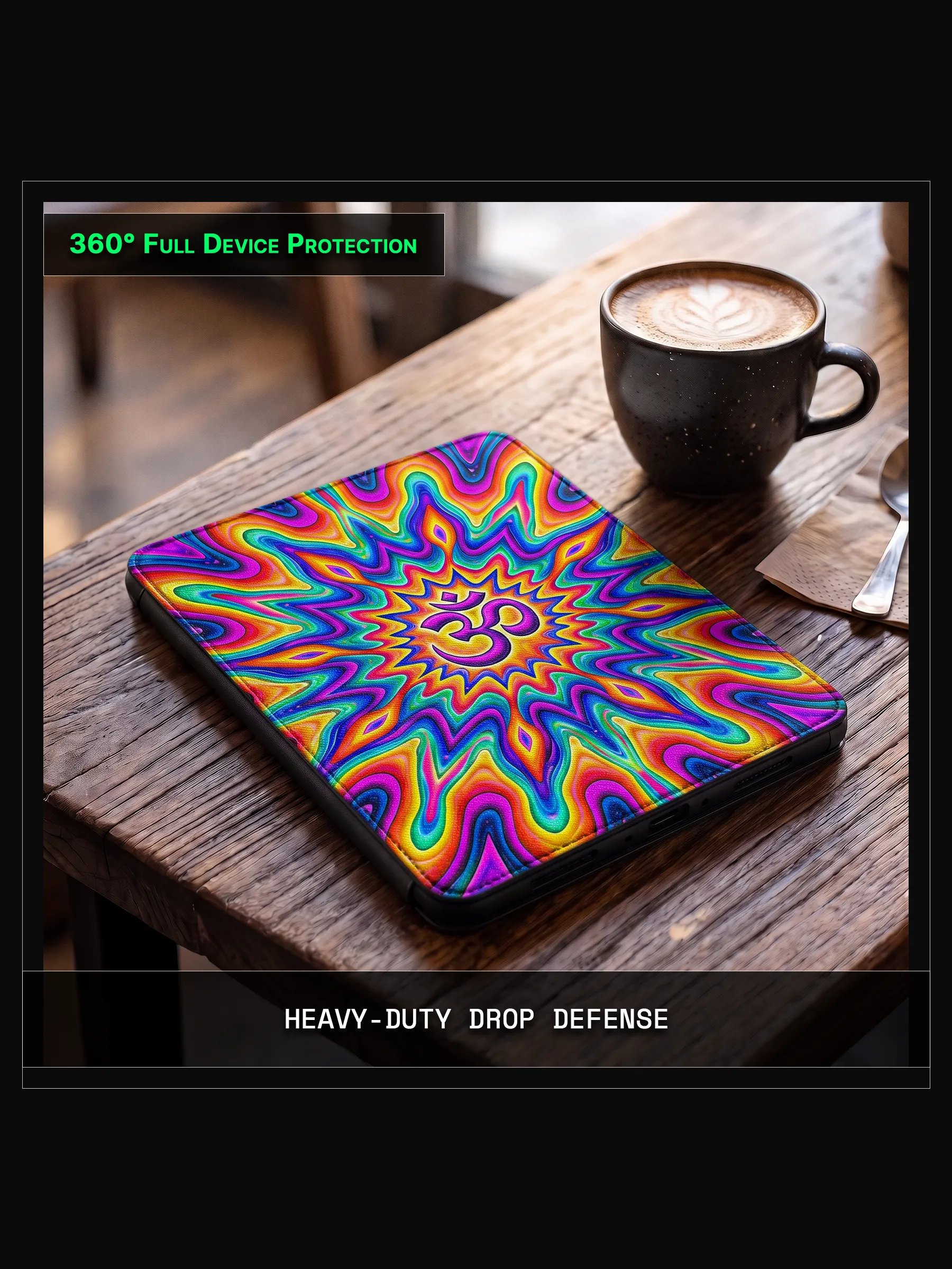 Artifact 01: Liquid Aum Resonance - Protective iPad Hardshell product image (5)