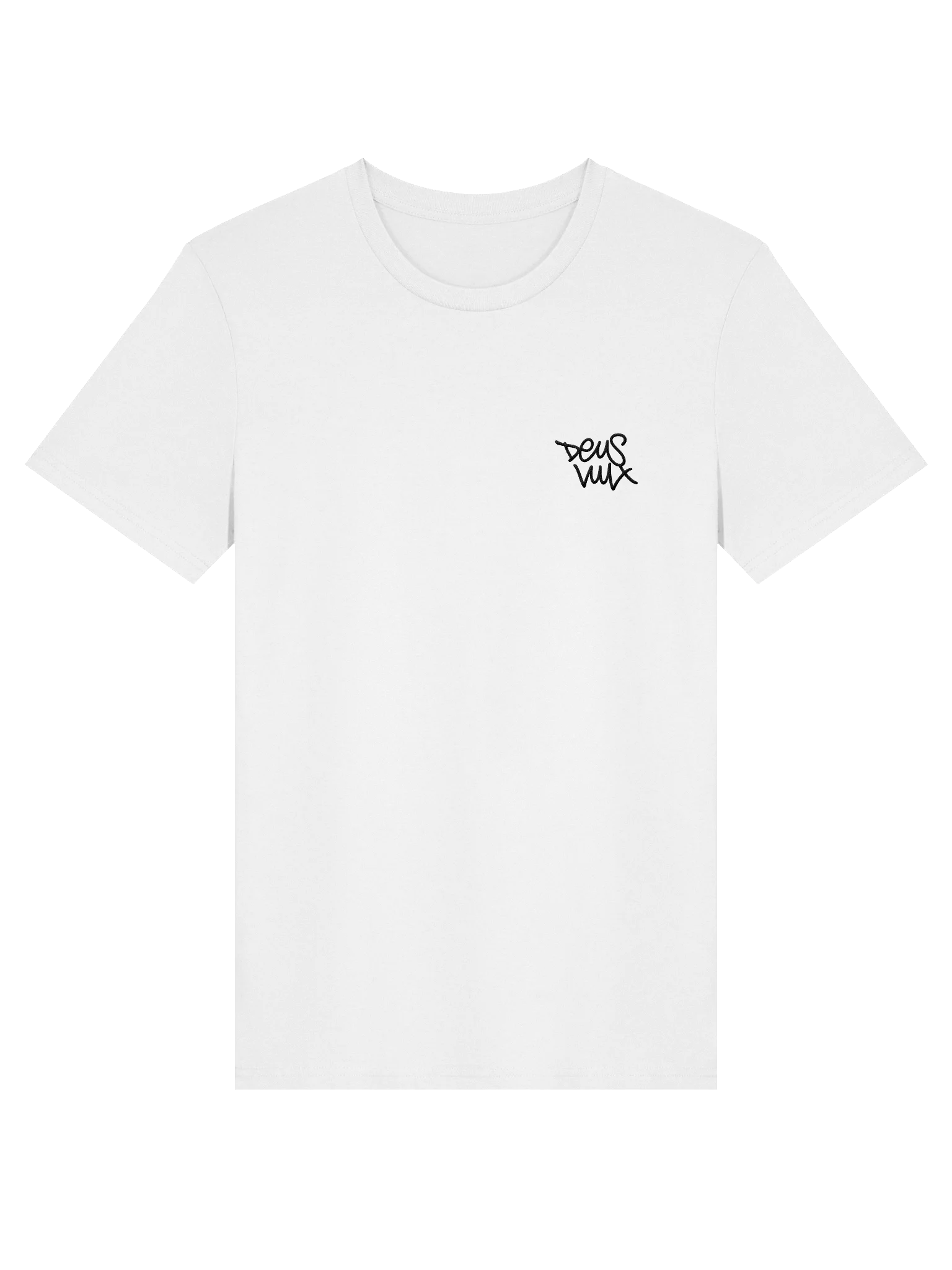Deus Vult White Tee Embroidered product image (1)