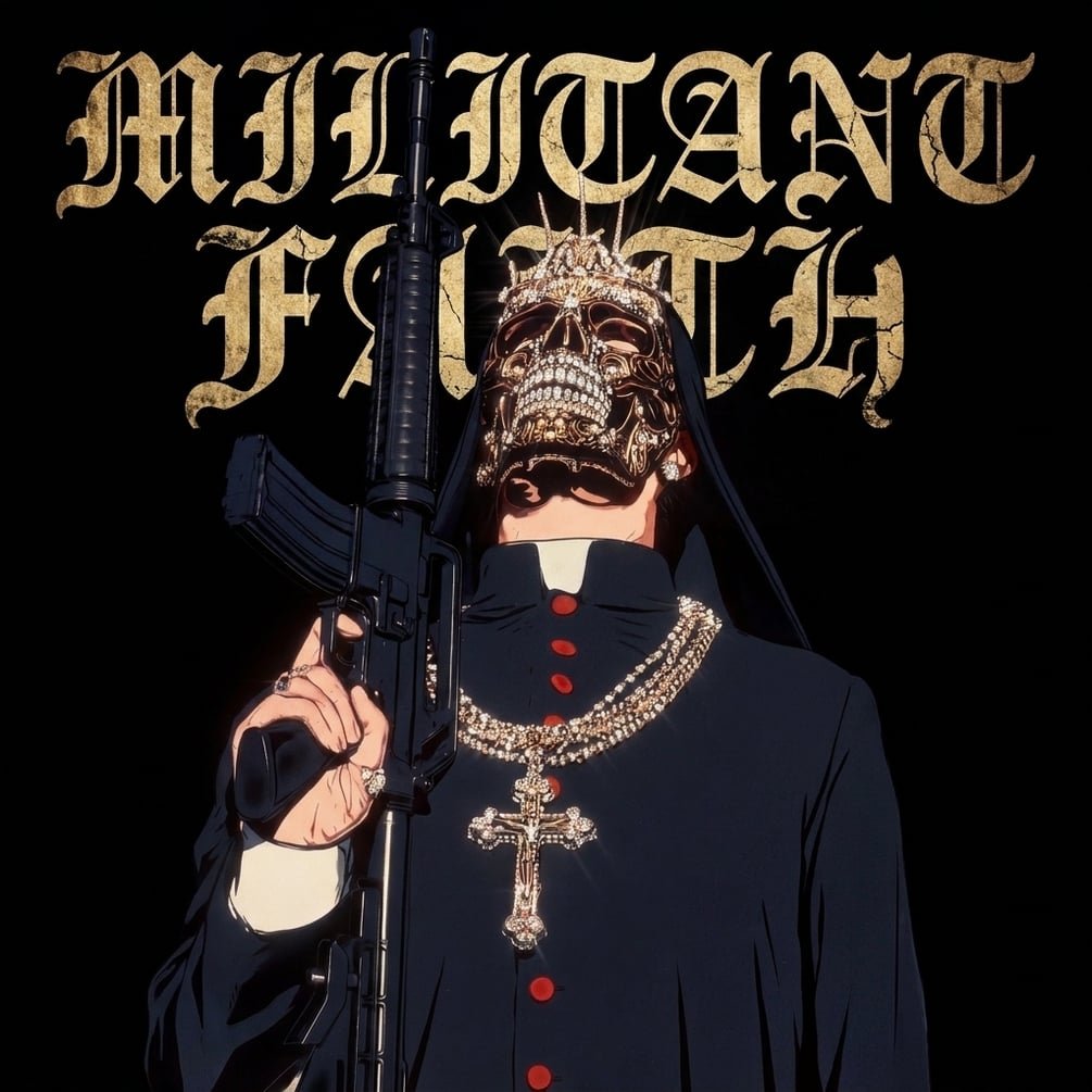Militant Faith: 4K Bling and Diamonds Phone Wallpaper Pack product image (1)