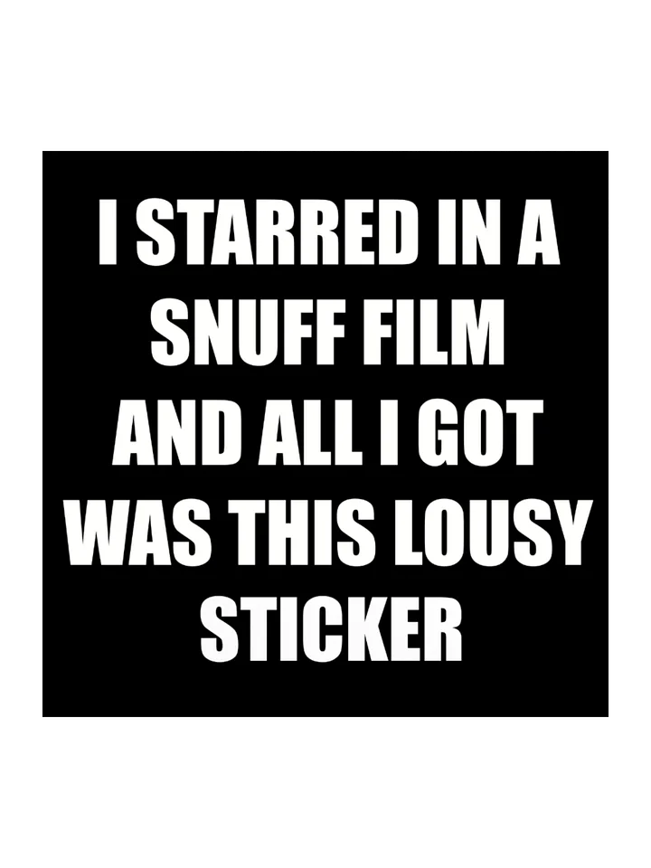Snuff Sticker product image (1)