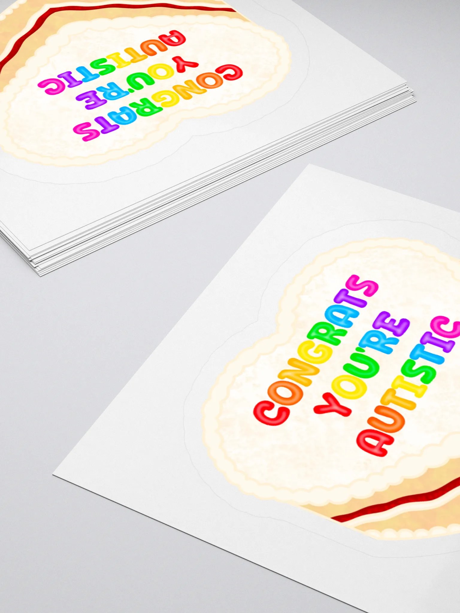 Autistic Cake Sticker product image (4)