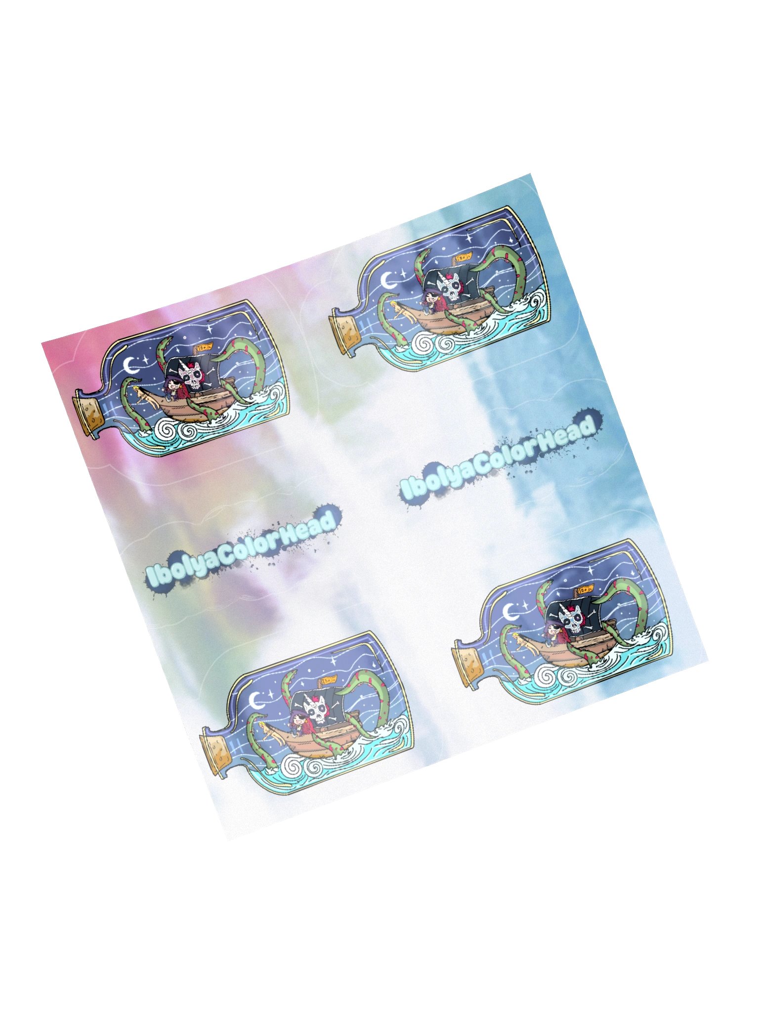 Captain Ibo Holographic Sticker product image (5)