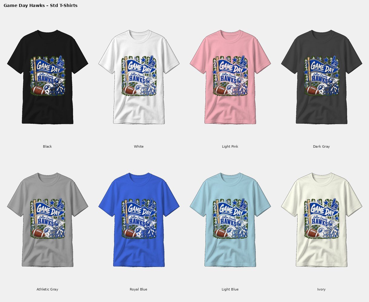 Football ball Game Day Tee product image (4)