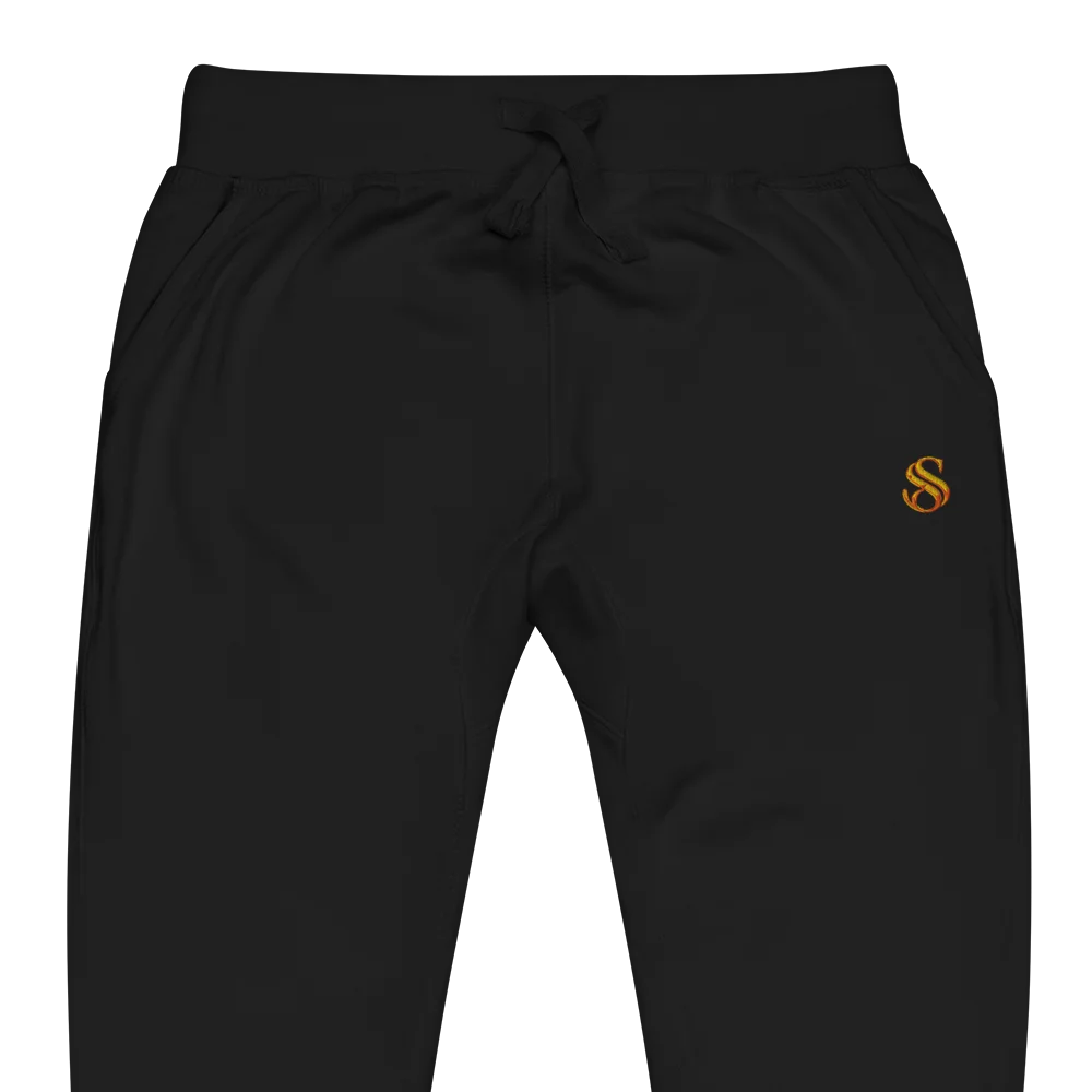 SWAHM Golden Monogram 'S' Fleece Joggers product image (4)