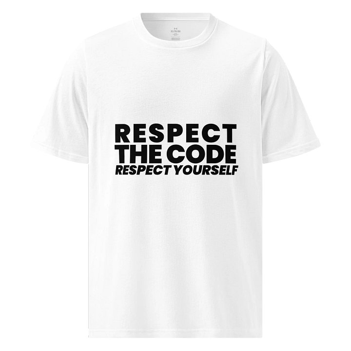 T-SHIRT — RESPECT THE CODE product image (1)