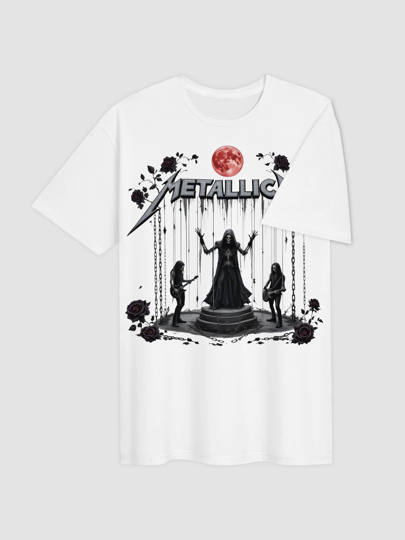 Gothic Metallica Moon T-Shirt product image (3)