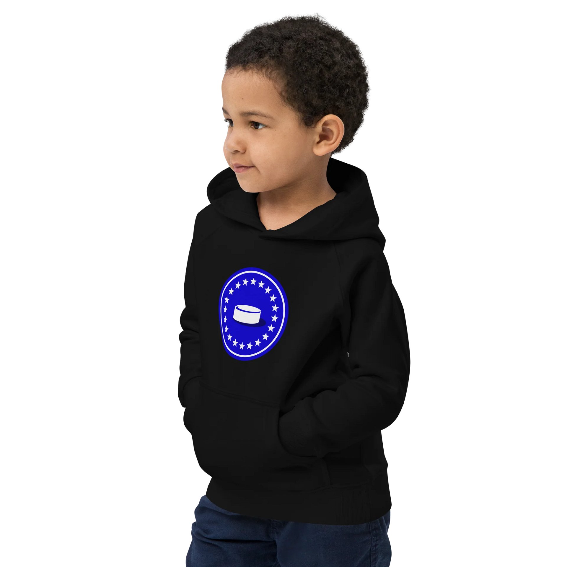 Puck Badge Kids Eco Hoodie product image (3)