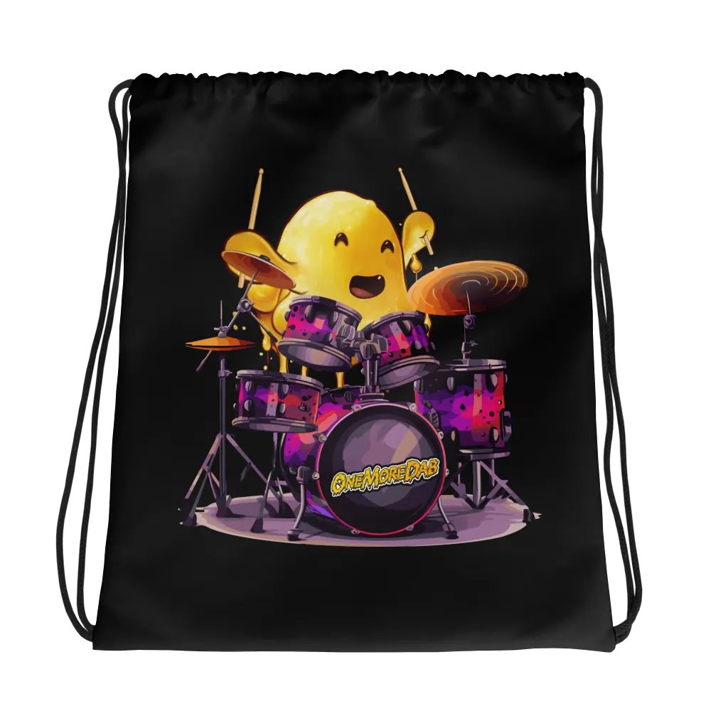Drumming Globert Draw-String Bag product image (1)